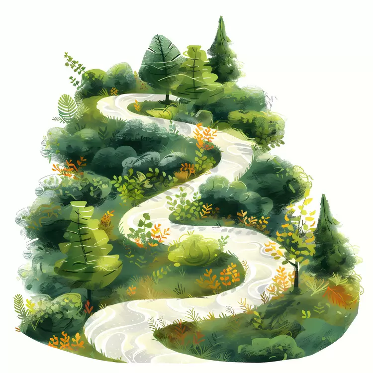Serpentine road