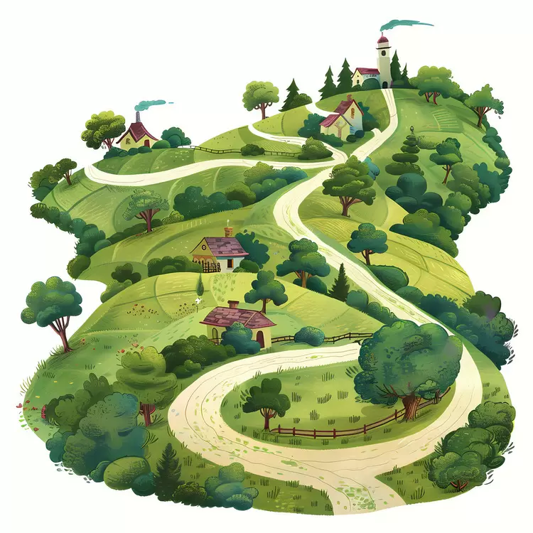 Serpentine road