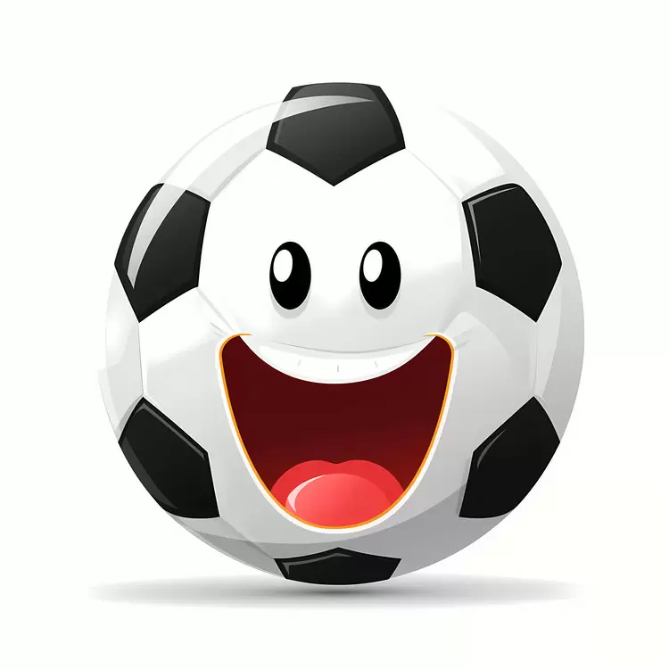 cartoon ball face
