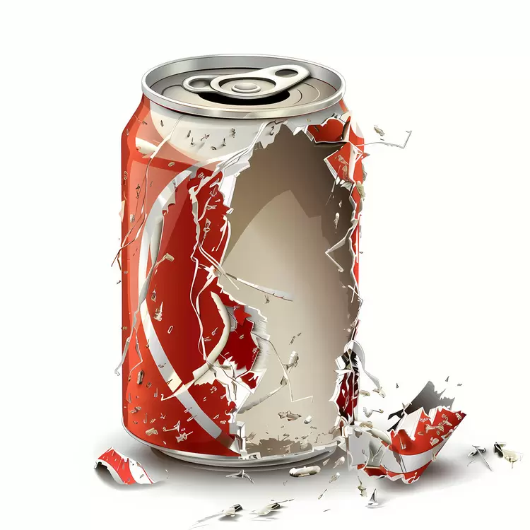 crushing can