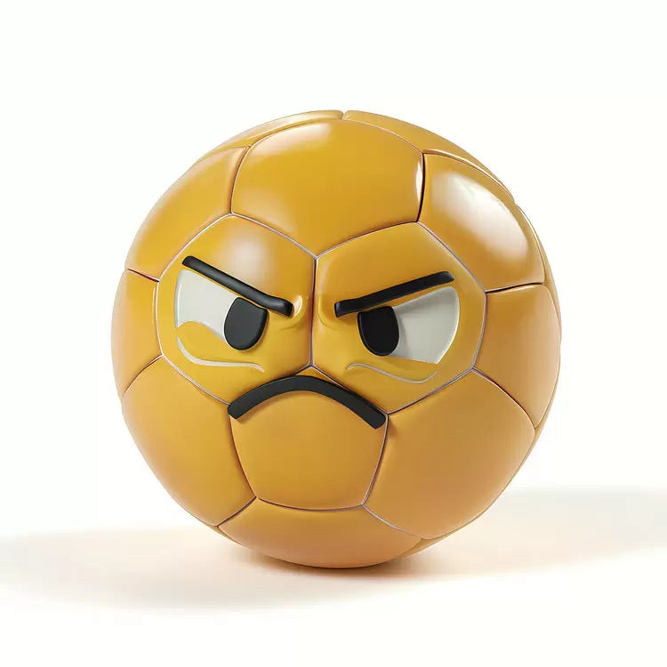cartoon ball face