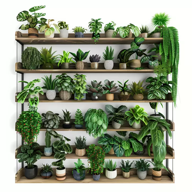 shelf of plant
