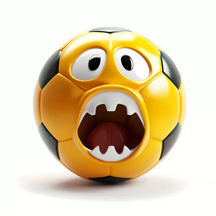 cartoon ball face
