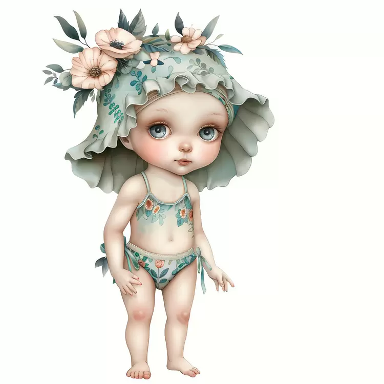baby girl swimming suit