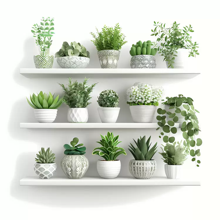 shelf of plant