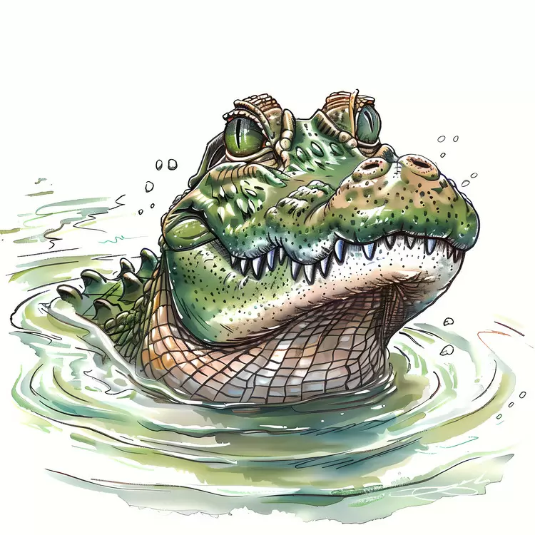 emerge alligator