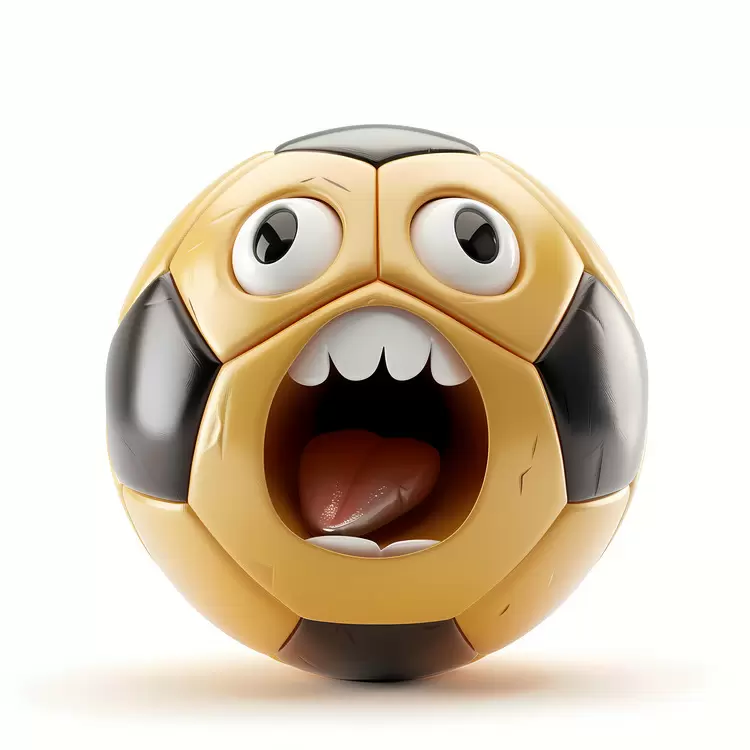 cartoon ball face