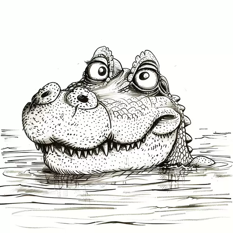 alligator emerge
