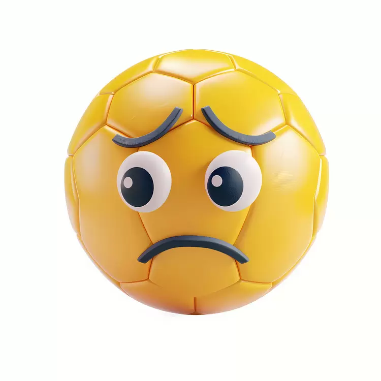 cartoon ball face