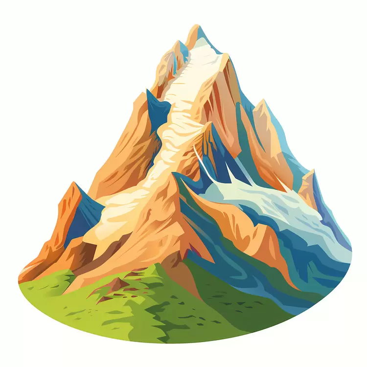 aerial view mountain