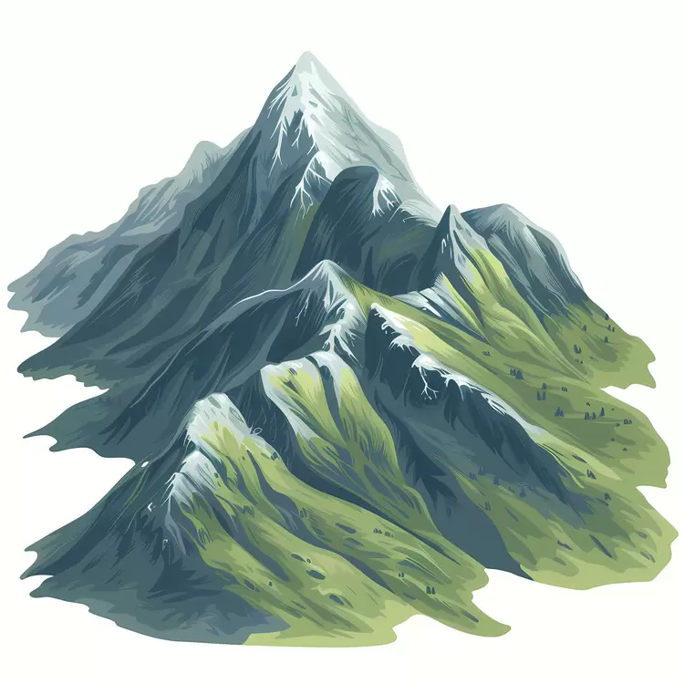 aerial view mountain