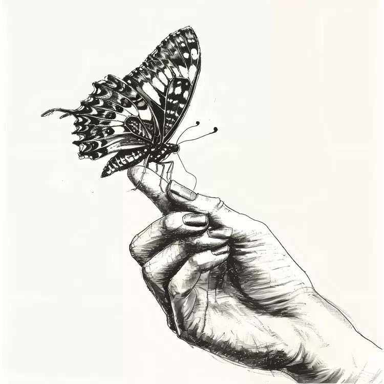 butterfly hand