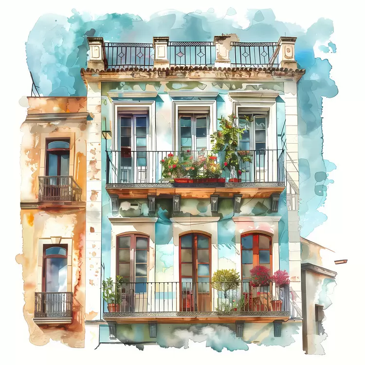 balconies building