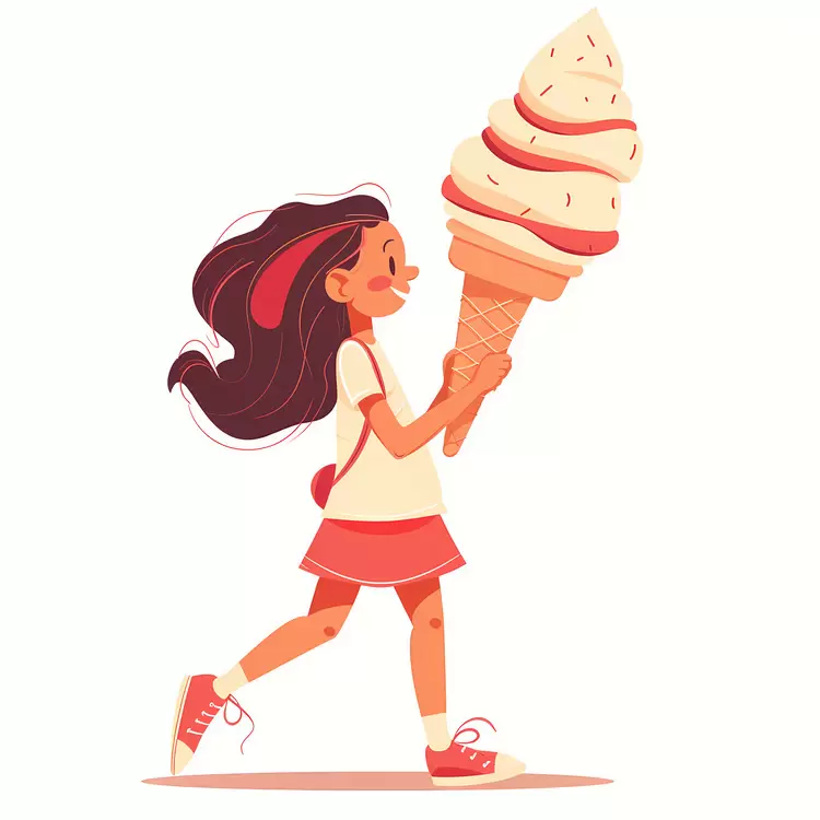 huge icecream kid