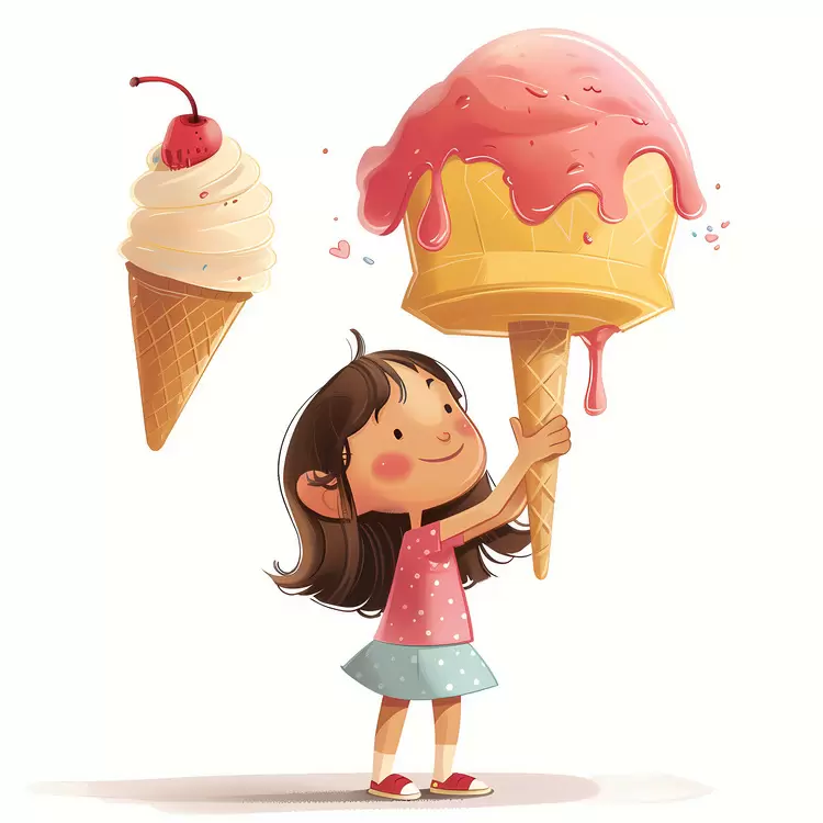 kid huge icecream