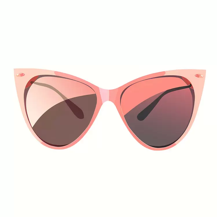 girl sunglasses flower