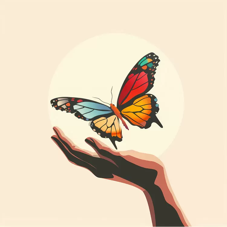 butterfly hand