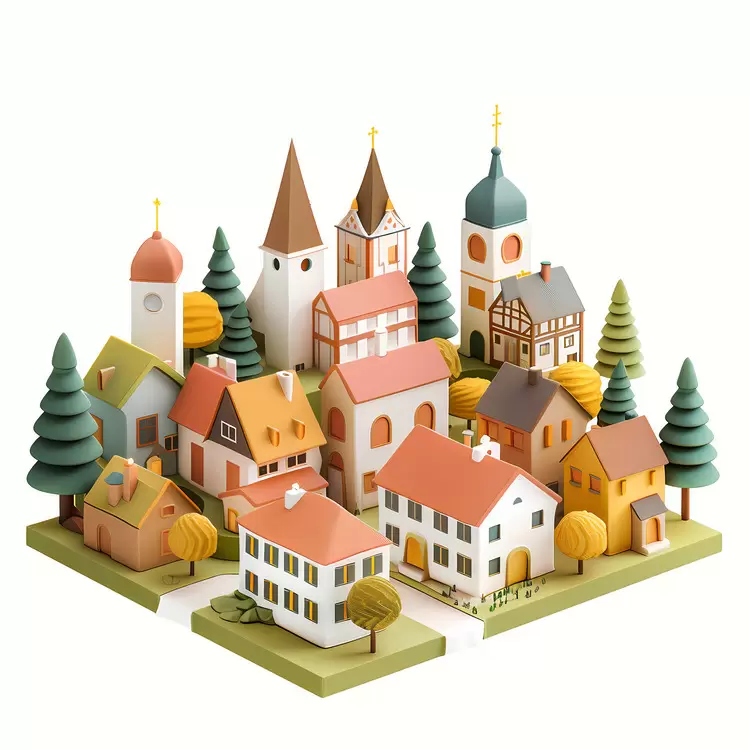 village town