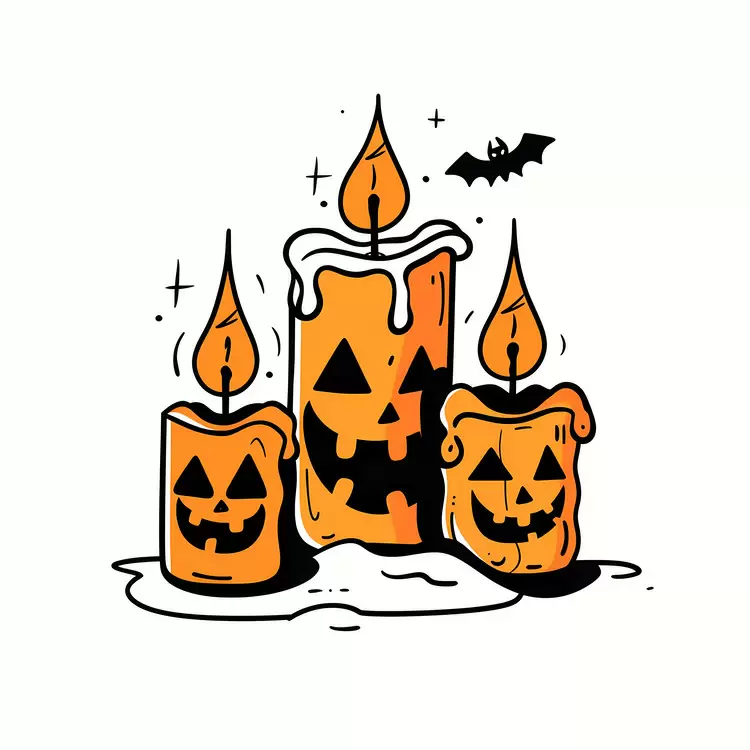 Halloween candles