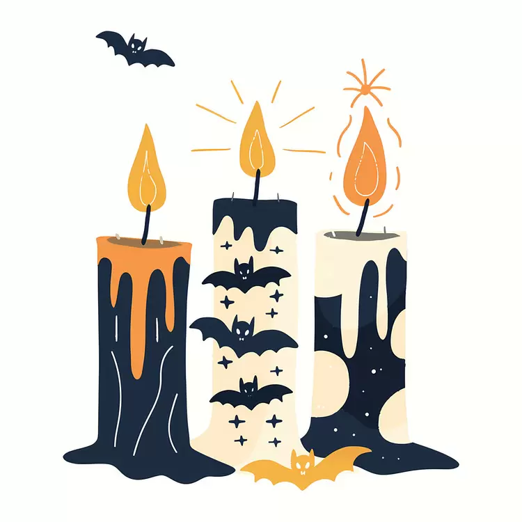 Halloween candles