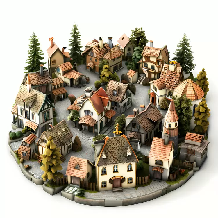 village town