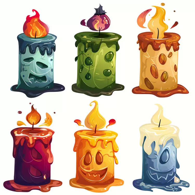 Halloween candles