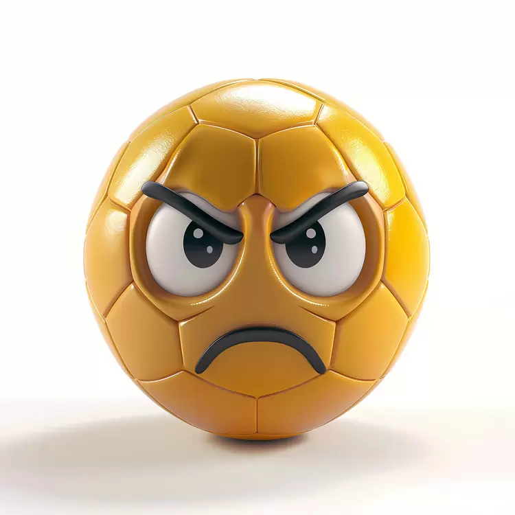 cartoon ball face