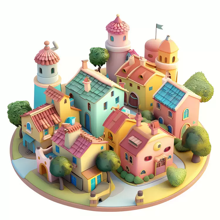 village town