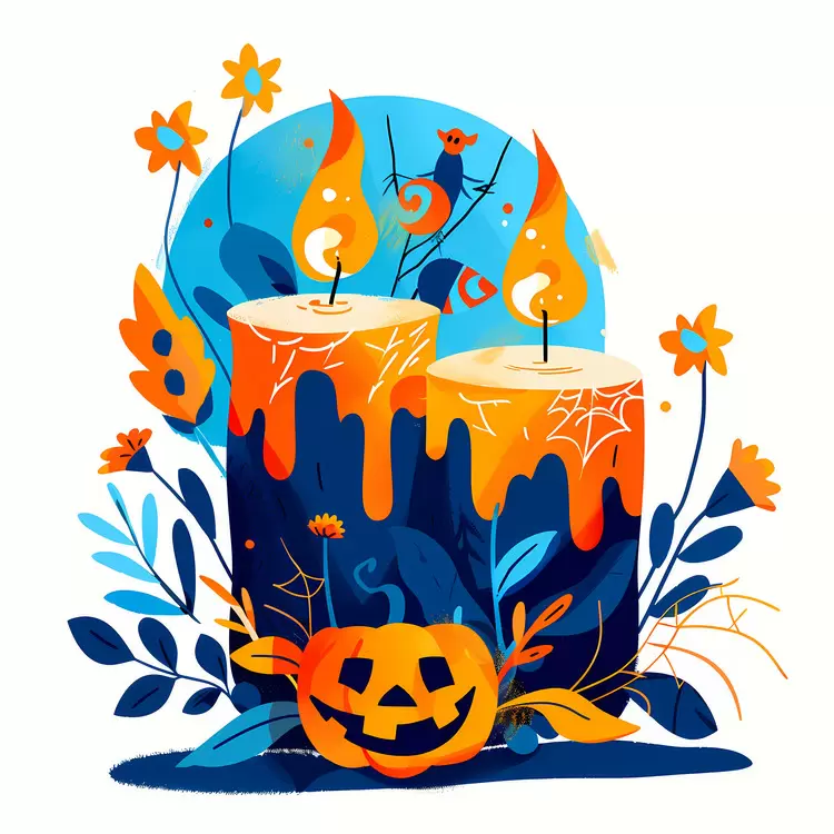 Halloween candles