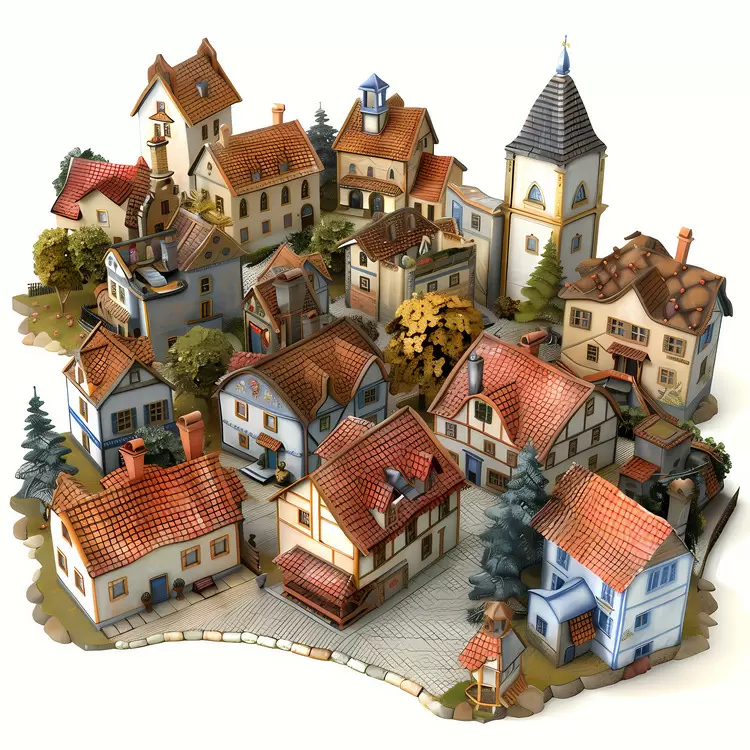 village town