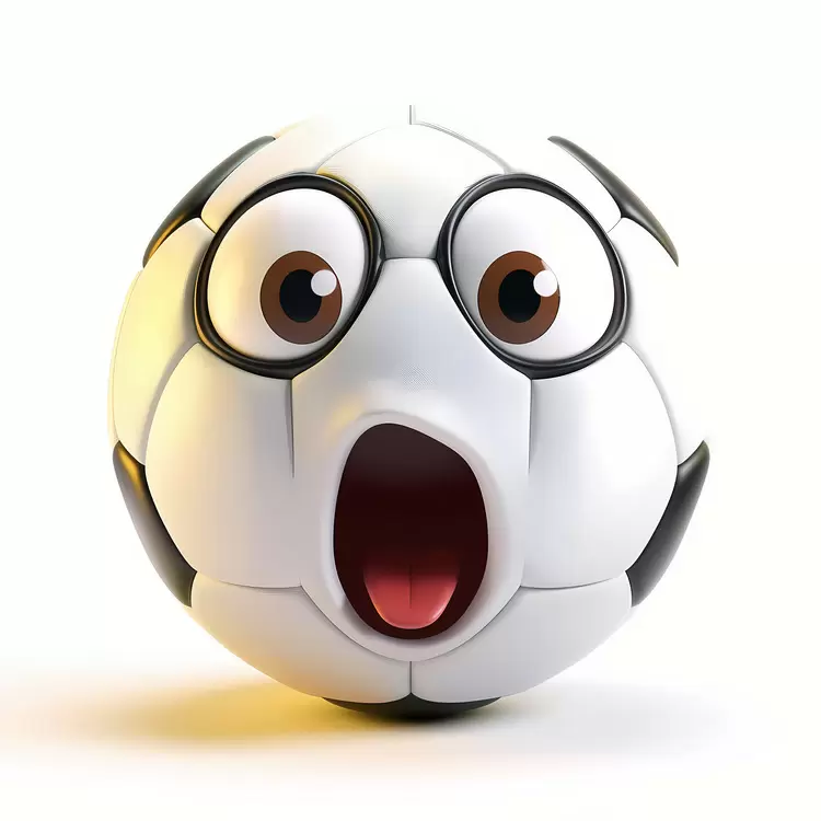 cartoon ball face