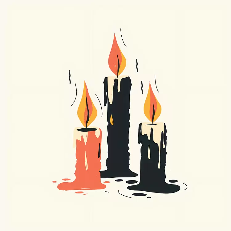 Halloween candles