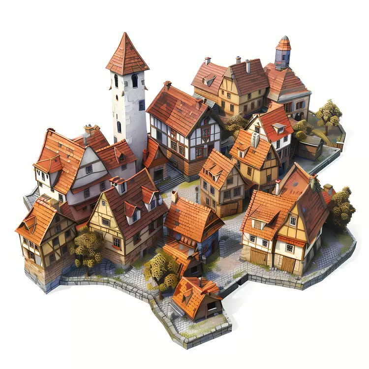 village town