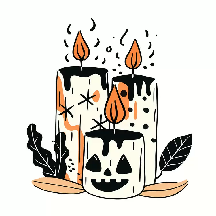 Halloween candles