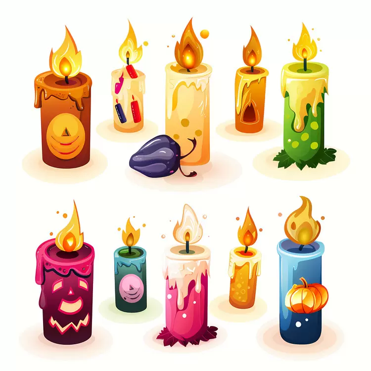 Halloween candles