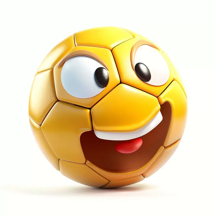 cartoon ball face