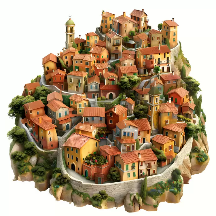 village town