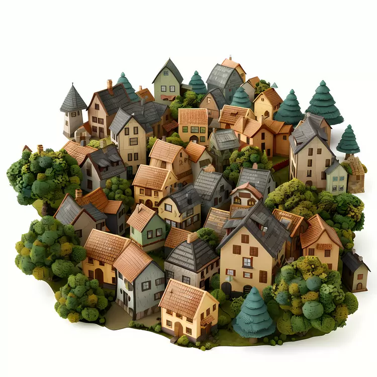 village town