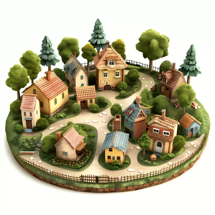 village town