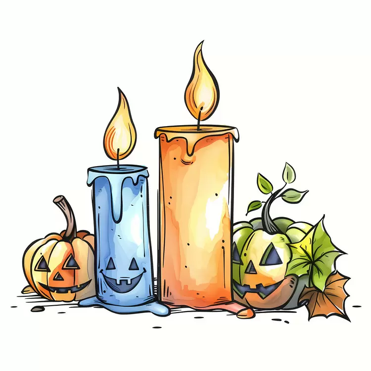 Halloween candles