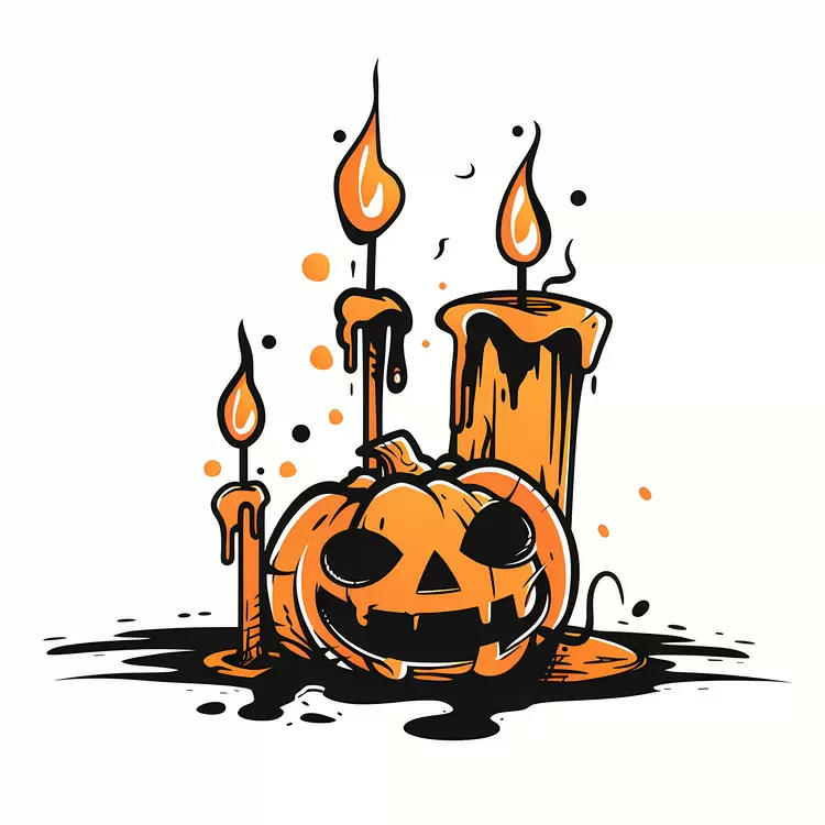 Halloween candles