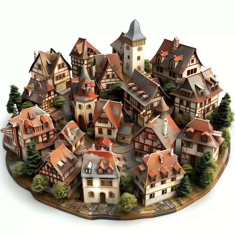 village town