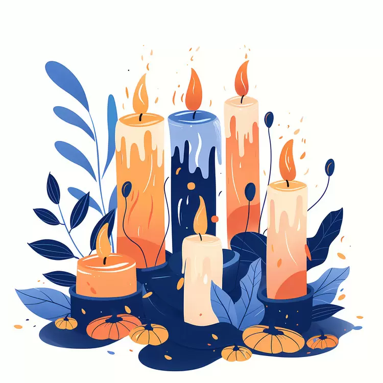 Halloween candles