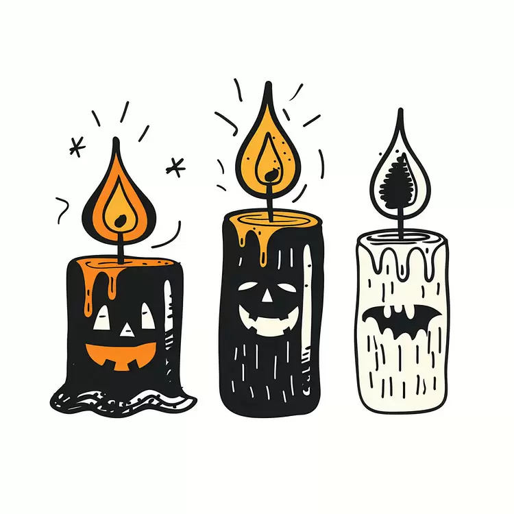 Halloween candles