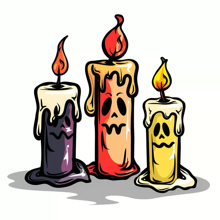 Halloween candles