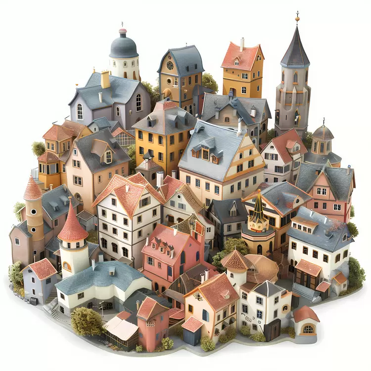 village town
