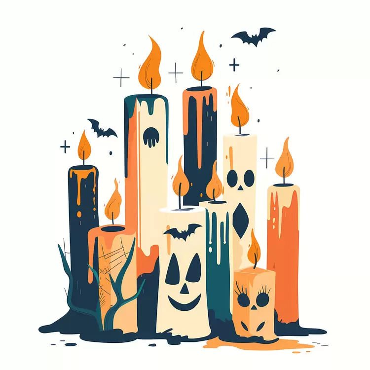 Halloween candles