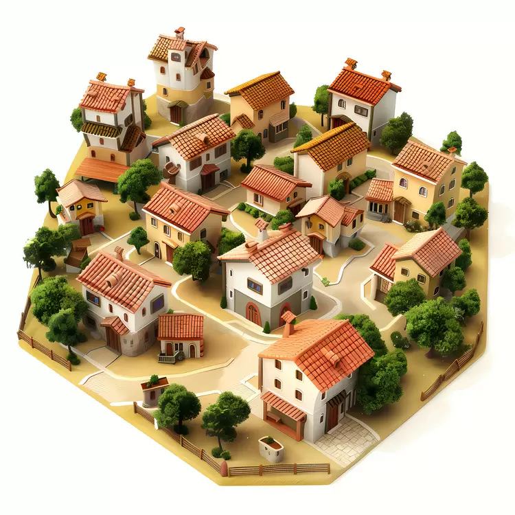 village town