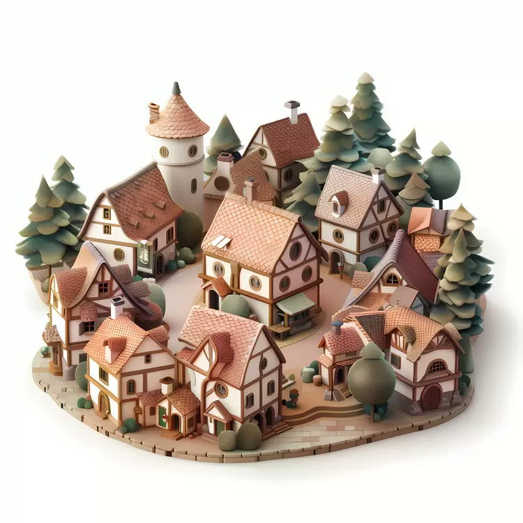 village town