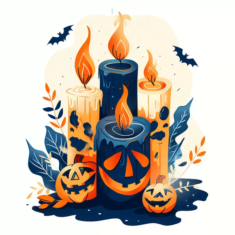 Halloween candles